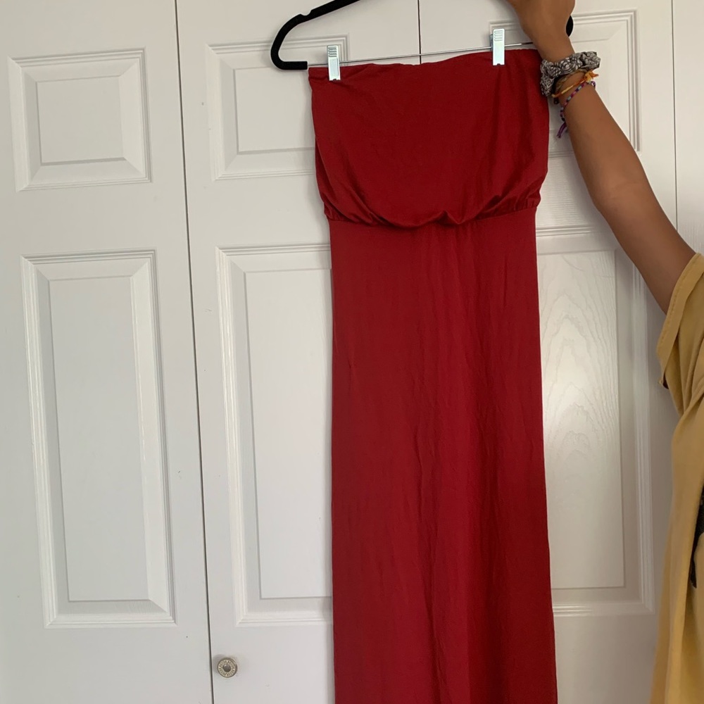 Susan Monaco Red Maxi Dress
